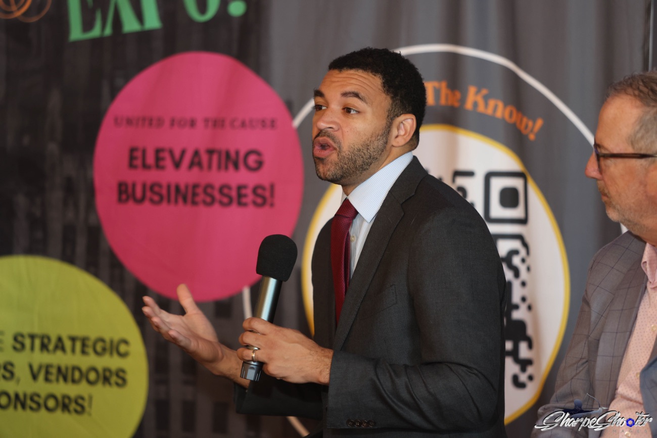 Executive Director of MWBE, Empire State Development speaking to the room